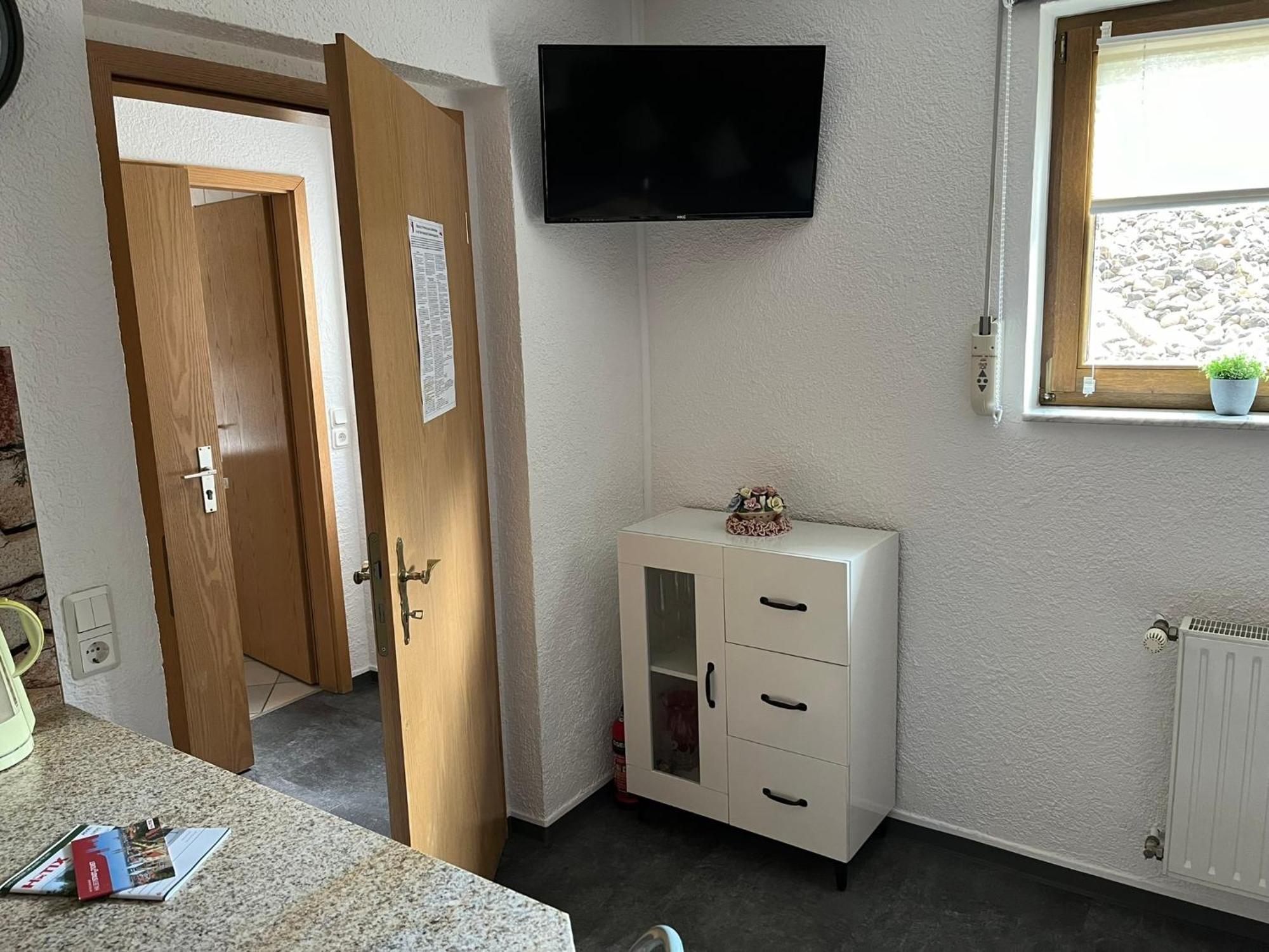 Ferienwohnung Hoppelnase Mit Eigener Sauna Langenstein Kültér fotó